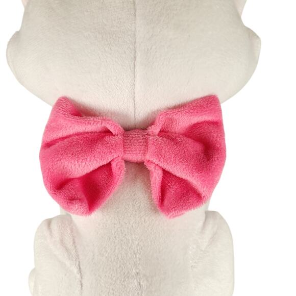 Disney Marie Aristocats White Cat Plush Pink Bow 10" Kohl’s Just Play 2023 - Picture 11 of 16